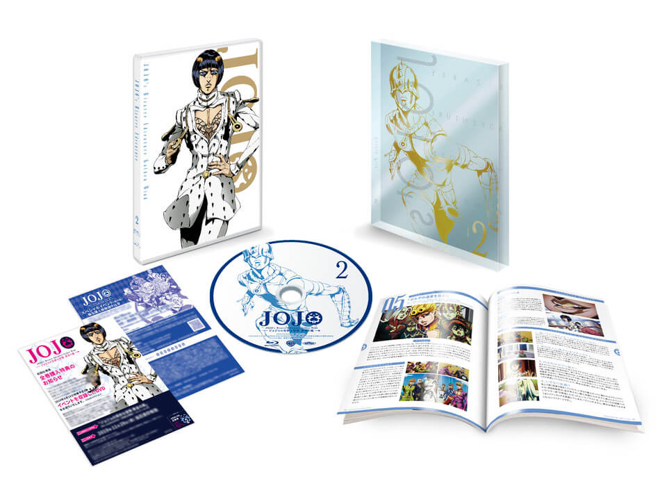 「ジョジョの奇妙な冒険 黄金の風」Blu-ray & DVD Vol.2 初回仕様版【Blu-ray/DVD】